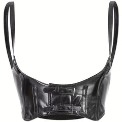 Y2K PU Leather Harness Belt Punk Waist Belt Corset for Women