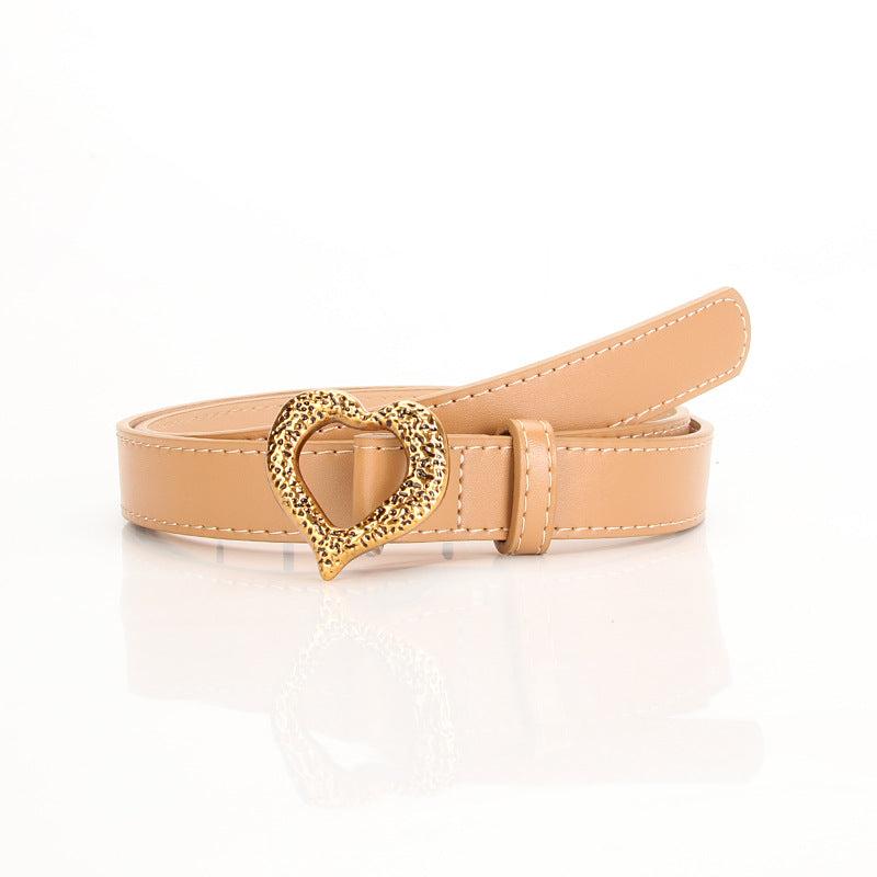 Vintage Heart Buckle Belt Classic Girdle For Women