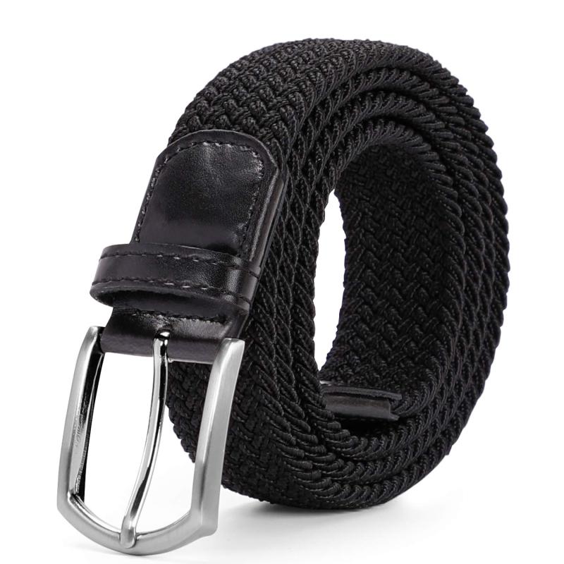 Canvas Elastic Waistband Casual Unisex Belt 3.3cm