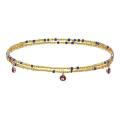 Colorful Beaded Body Chain Elastic String Waist Chain