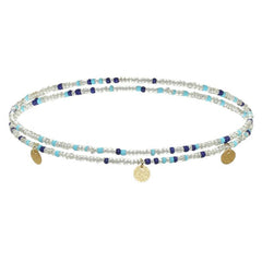 Colorful Beaded Body Chain Elastic String Waist Chain