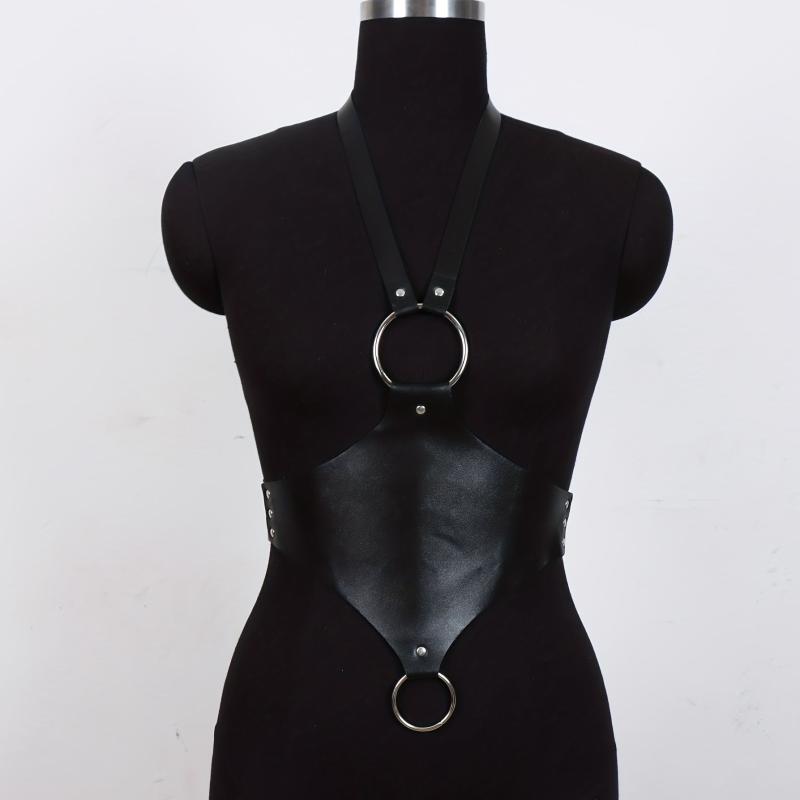 Studded Harness Belt Punk Adjustable Corset Belt For Women