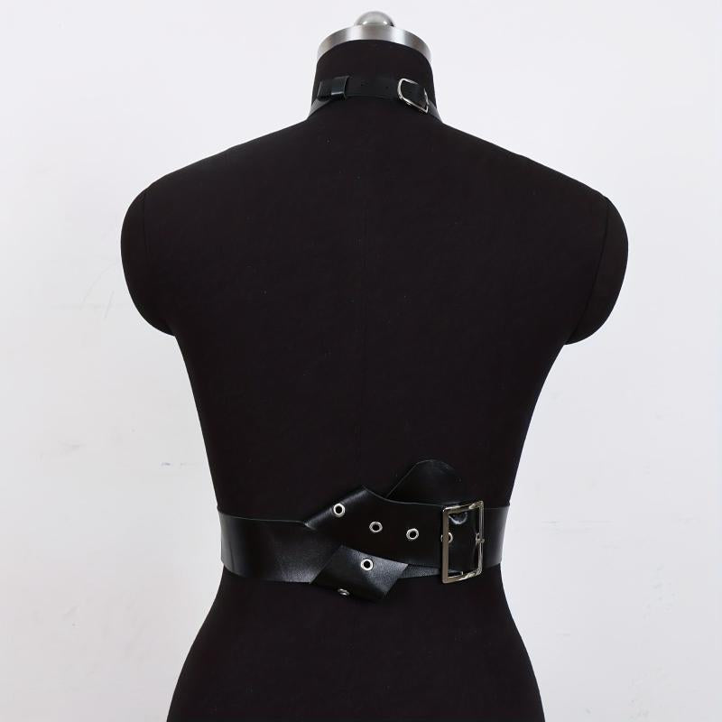 Studded Harness Belt Punk Adjustable Corset Belt For Women
