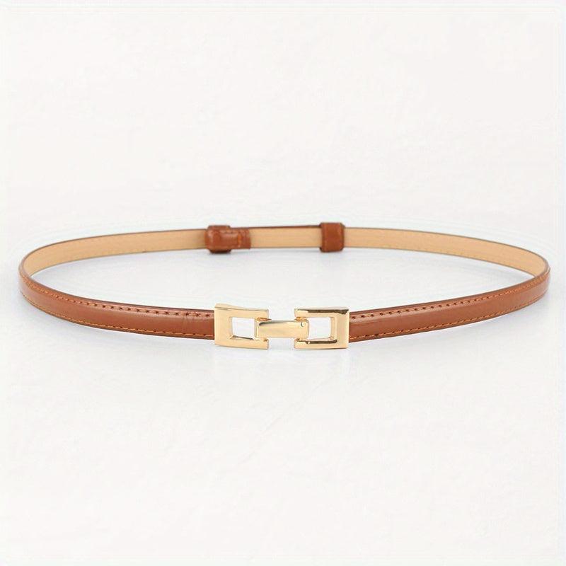 Thin Belt Women's Adjustable Buckle Waist Belt