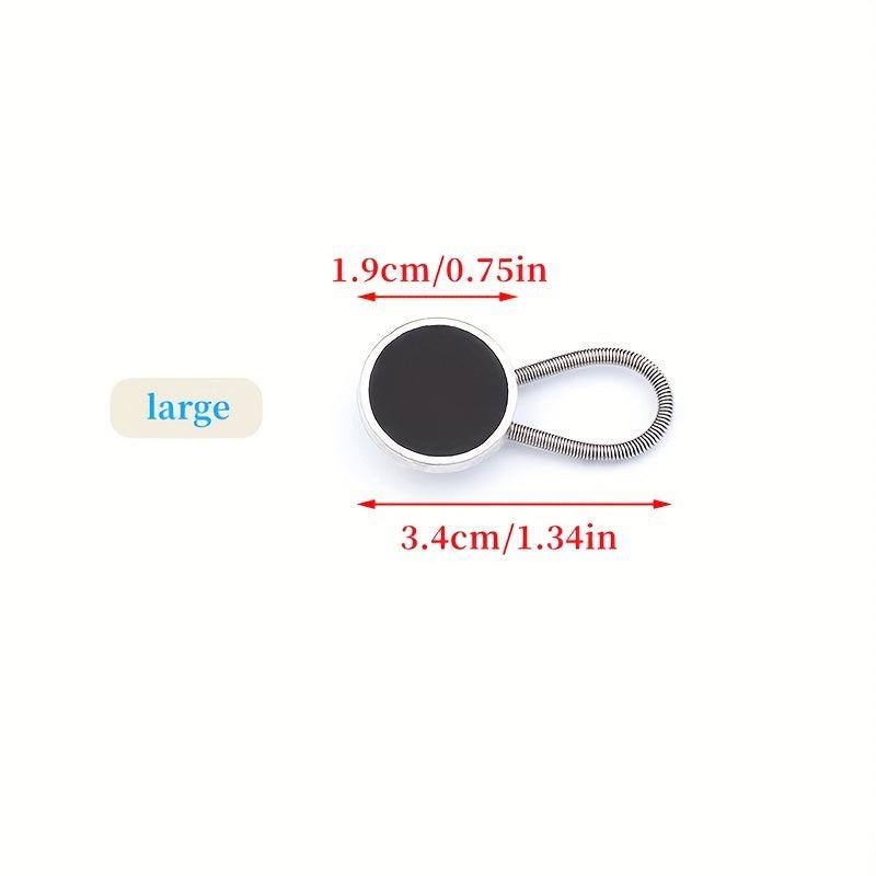 3pcs Jeans Buckle Elastic Waist Extension Adjustable Button