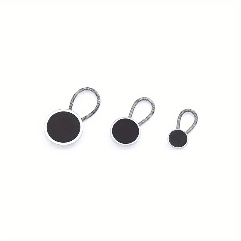 3pcs Jeans Buckle Elastic Waist Extension Adjustable Button
