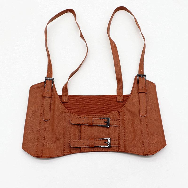 Wide Belt Vest Elastic Strap Girdle Outer Camisole Elastic Girdle