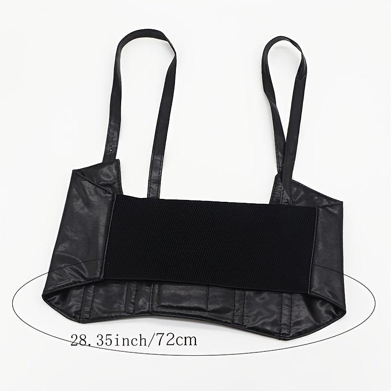Wide Belt Vest Elastic Strap Girdle Outer Camisole Elastic Girdle