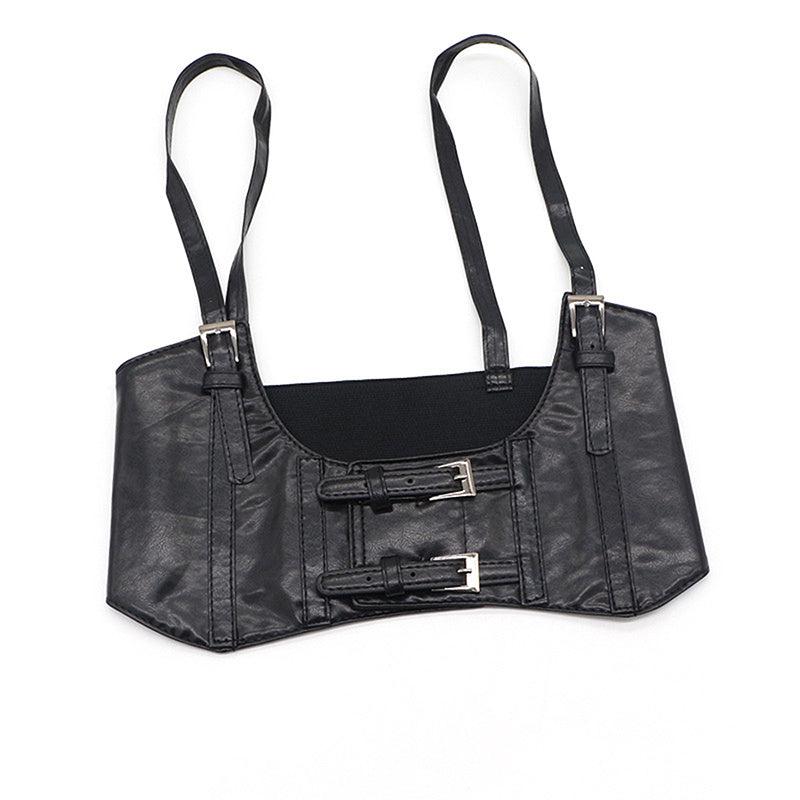 Wide Belt Vest Elastic Strap Girdle Outer Camisole Elastic Girdle