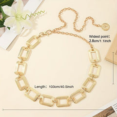 Vintage Metal Waistband Chain Belt for Women