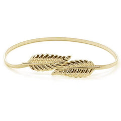 Elastic Leaf Waist Belt for Dress Skirts Jeans Pant