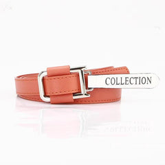Alloy Buckle PU Belt for Women Girls