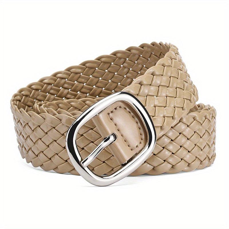 Y2K Candy Braid Belt PU Waist Belt for Women
