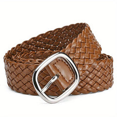 Y2K Candy Braid Belt PU Waist Belt for Women
