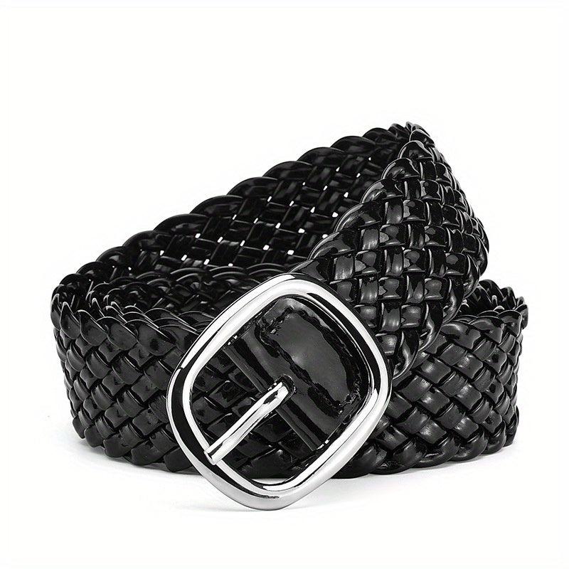 Y2K Candy Braid Belt PU Waist Belt for Women