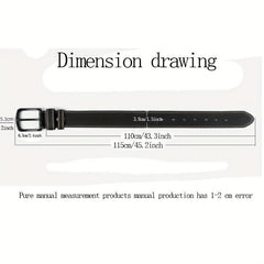 Men's Retro Buckle Belt Casual Jeans Pants Belt