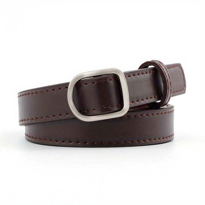 Women's Non-Porous Thin Belt for Jeans and Pants