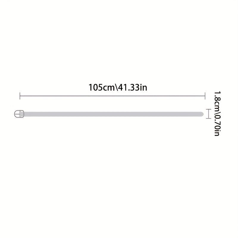 Women's Non-Porous Thin Belt for Jeans and Pants