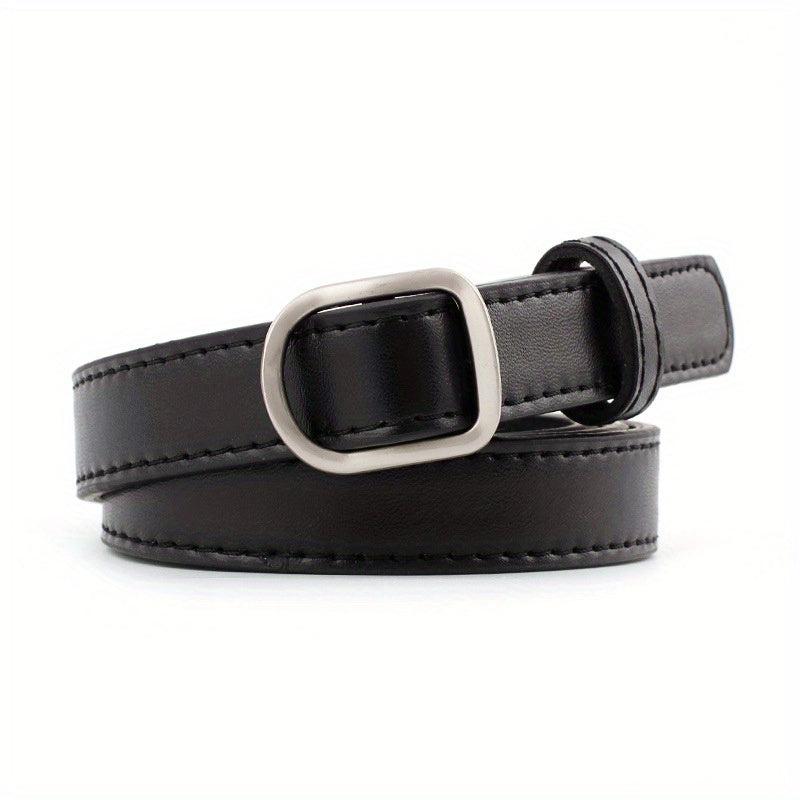 Women's Non-Porous Thin Belt for Jeans and Pants