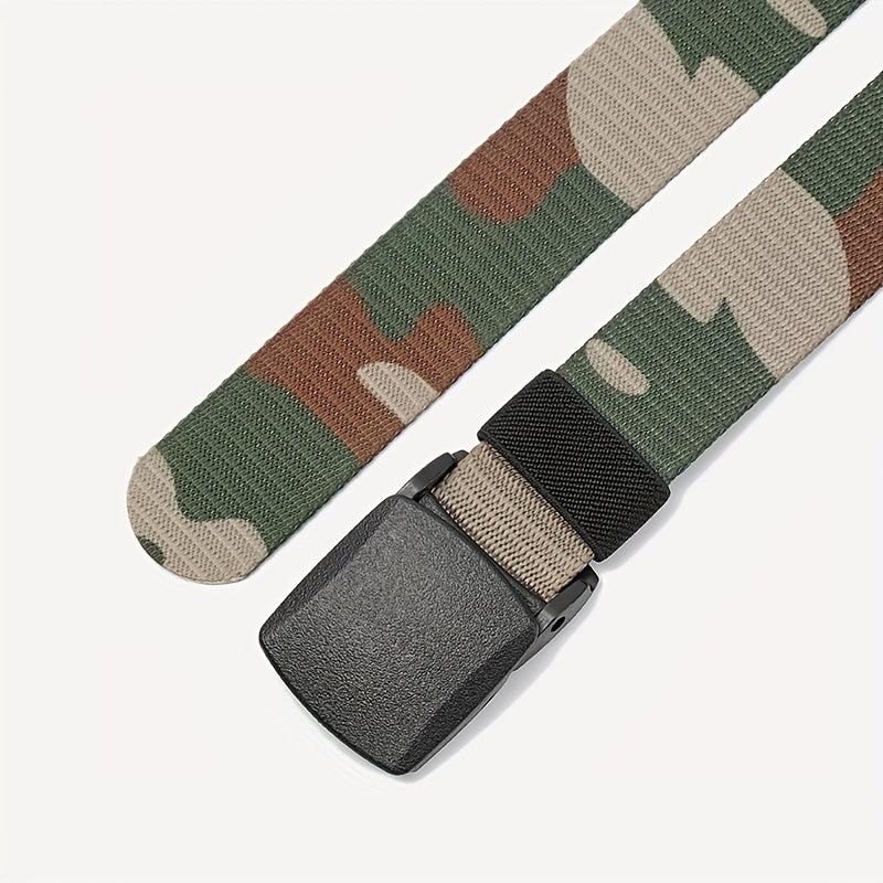 Breathable Nylon Military Tactical Belt No Metal Buckle