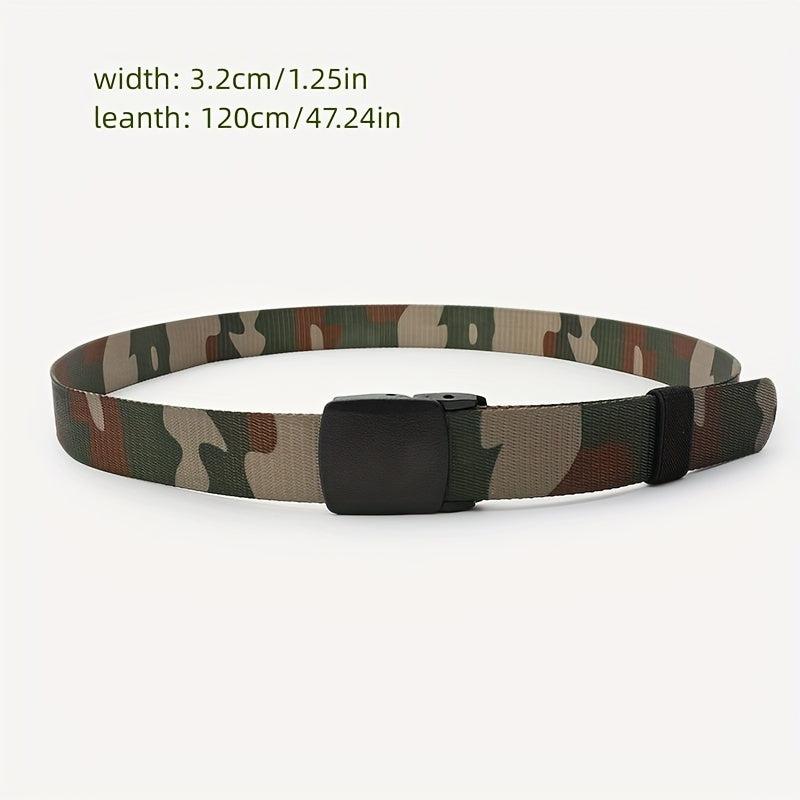 Breathable Nylon Military Tactical Belt No Metal Buckle