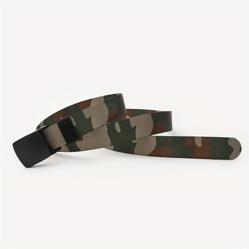 Breathable Nylon Military Tactical Belt No Metal Buckle