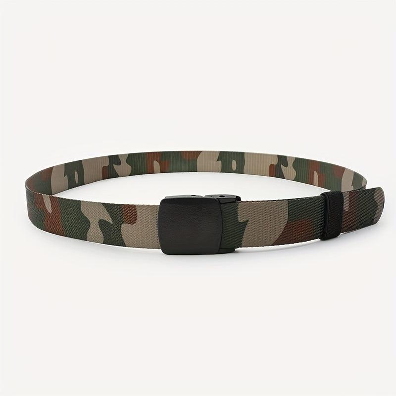 Breathable Nylon Military Tactical Belt No Metal Buckle