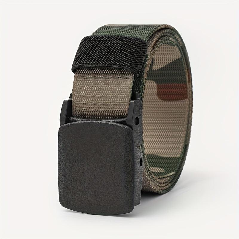Breathable Nylon Military Tactical Belt No Metal Buckle