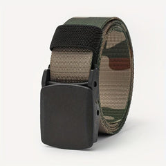 Breathable Nylon Military Tactical Belt No Metal Buckle