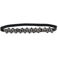 Women's Rhinestone Skinny Girdle Elastic Waist Belt