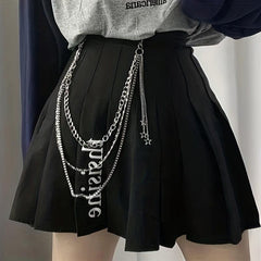 Pentagram Pendant Tassel Chain Punk Pant Chain