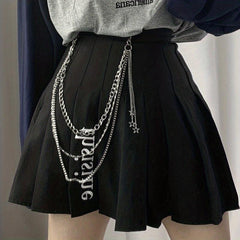 Pentagram Pendant Tassel Chain Punk Pant Chain