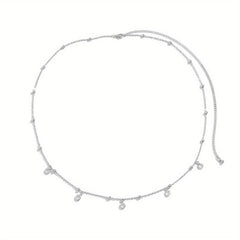Crystal Pendant Tassel Waist Chain Elegant Belly Chain Women Decorative Accessor