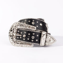 Punk Rhinestone Belt Western Cowgirl Cowboy Jewelry Funky Y2K Belt