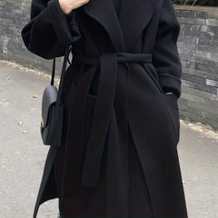 Vintage Coat Girdle for Women Lace Up Sash Belt