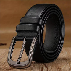 Needle Buckle Belt Men's Perforated Casual Vintage Business Belt