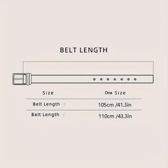 Vintage Hollow Out PU Belt for Women
