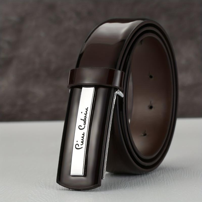 Classic Leather Men's Belt in Black Color