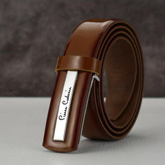 Classic Leather Men's Belt in Black Color