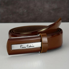 Classic Leather Men's Belt in Black Color