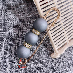 Solid Waist Brooch Pin for Women