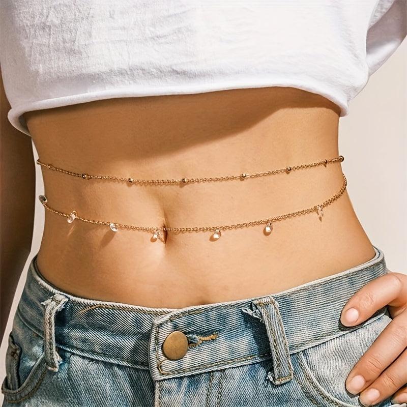 Bohemia Double Layer Beads Waist Chain for Women