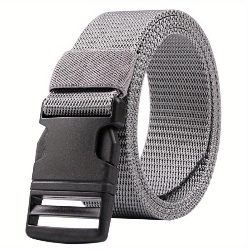 Nylon Plastic Buckle Belt Canvas Woven Belt for Men