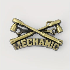 Vintage Tool Wrench Belt Buckle For Women & Men