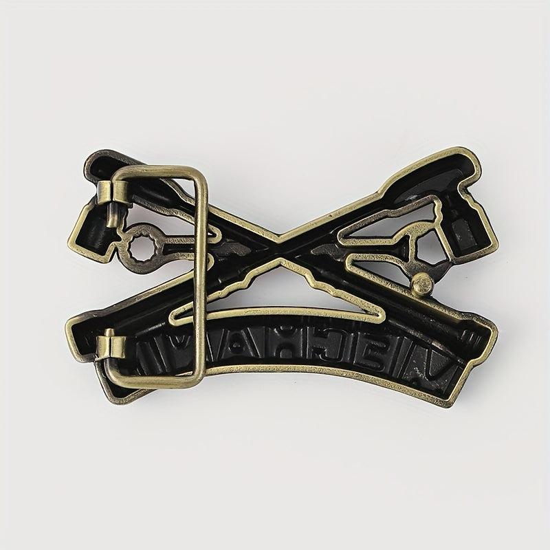 Vintage Tool Wrench Belt Buckle For Women & Men