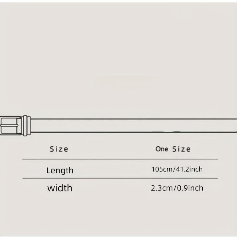 Vintage PU Belt Jeans Pants Belts Solid Unisex Casual Belt