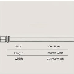 Vintage PU Belt Jeans Pants Belts Solid Unisex Casual Belt