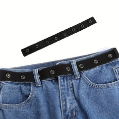 Buckleless Jeans Belt for Women Men Elastic Invisible Casual Belt