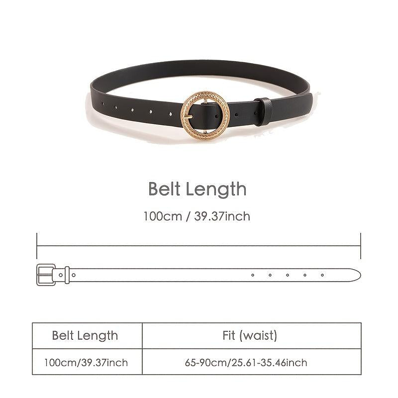 Loop Women Jeans Belt PU Leather Ladies Belt For Jeans Pants Dress Waist Belt