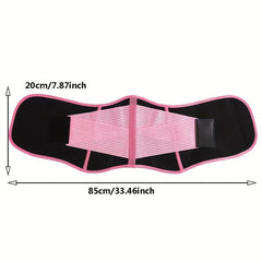 Pink Sweat Belt Fitness Sports Waist Protector Women's Abdominal Body Sculpting